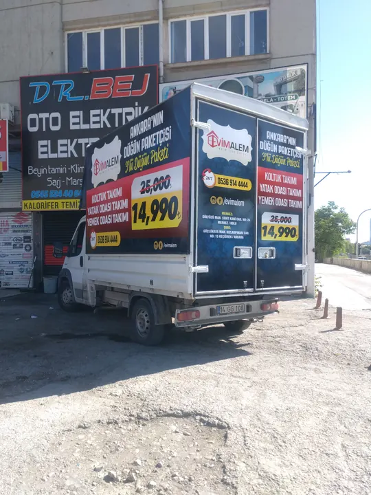 Kamyon Tır Araç Folyo Uygulama uygulama örneği, Ankara