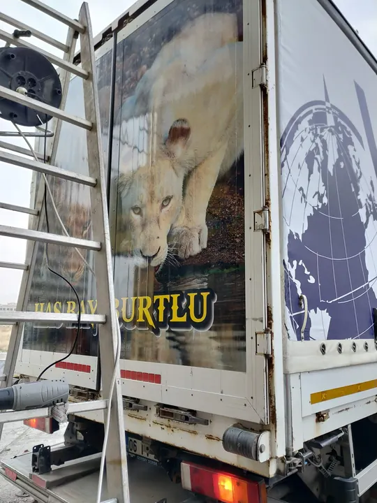 Kamyon Tır Araç Folyo Uygulama uygulama örneği, Ankara