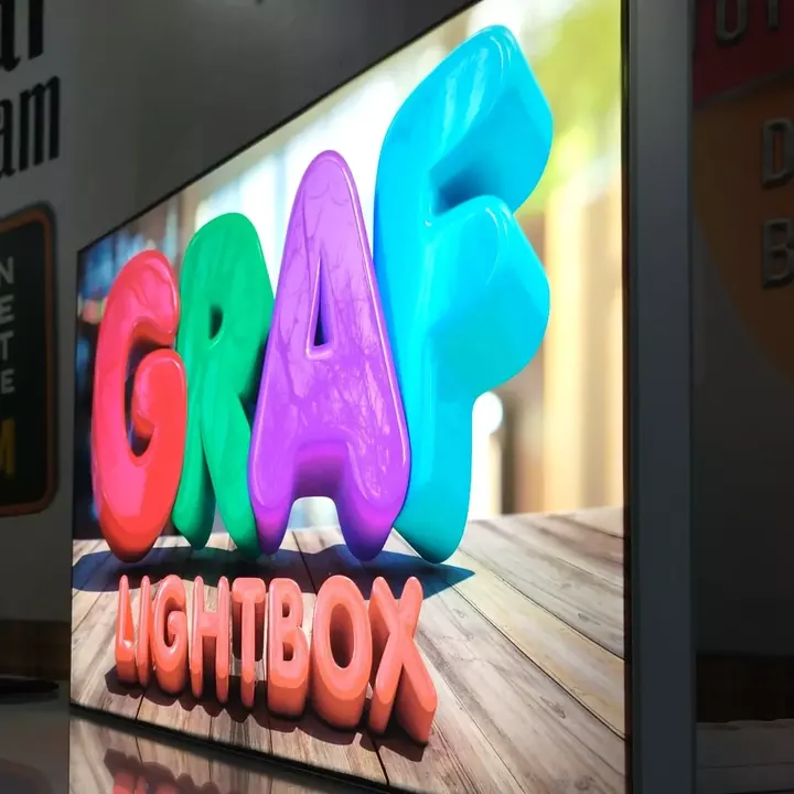 Lightbox Tabela — Graf Reklam Ankara gerçek uygulama örneği