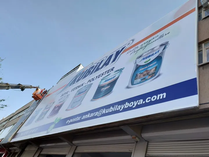 Vinil Germe Tabela uygulama örneği, Ankara