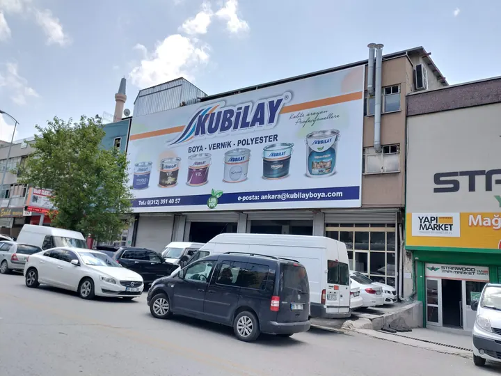 Vinil Germe Tabela uygulama örneği, Ankara